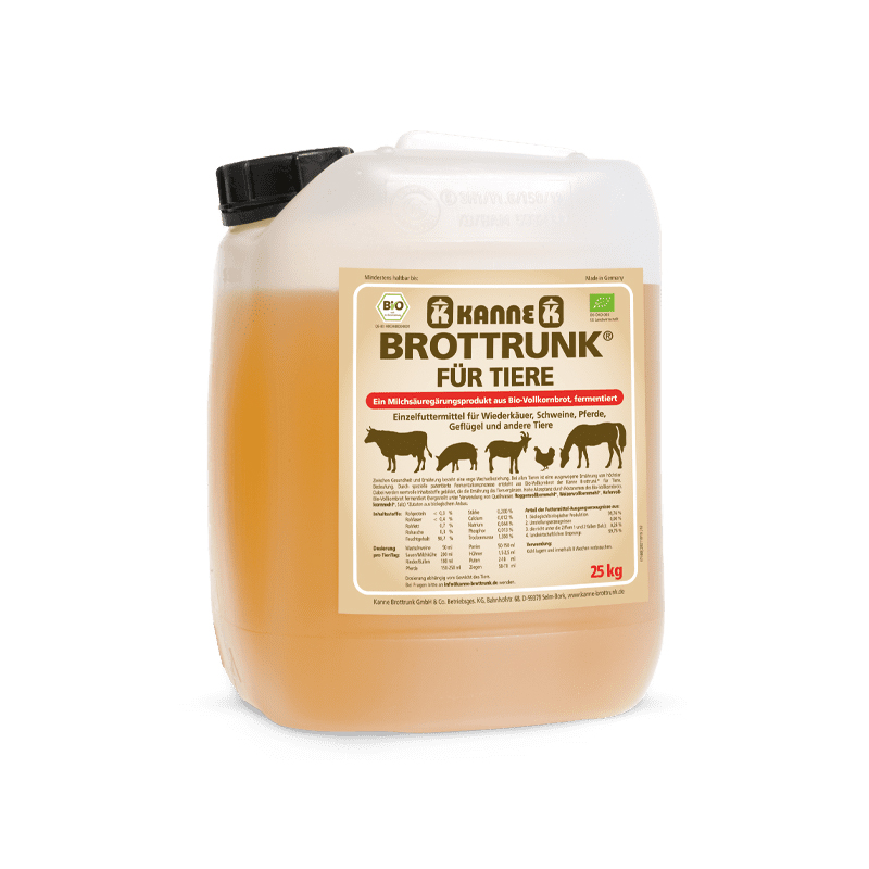 Original Kanne BIO Brottrunk für Tiere 25 kg Teichpflege mit Kanne