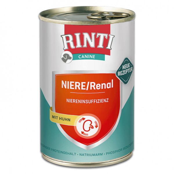 RINTI CANINE Niere / Renal Huhn 400g Dose