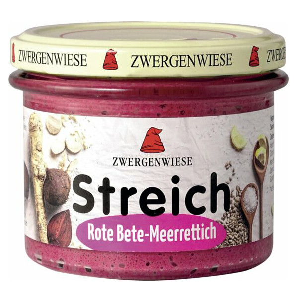 Zwergenwiese BIO Streich Rote-Bete-Meerrettich 180 g
