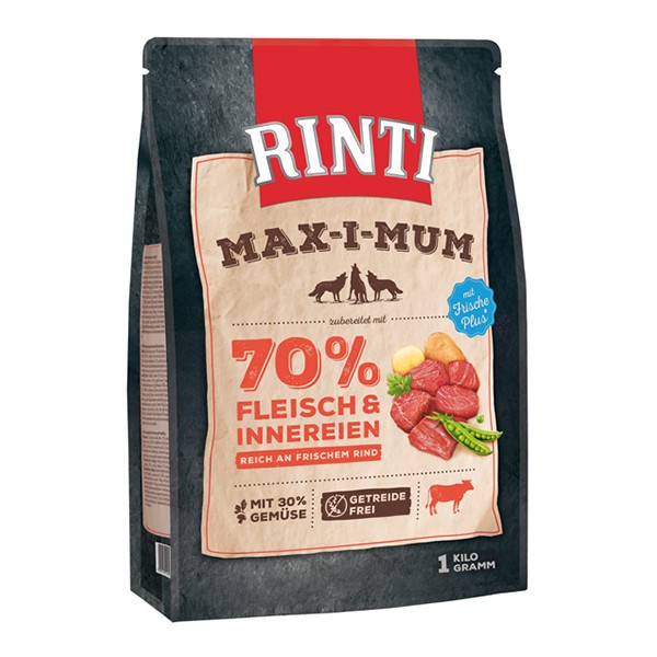 Rinti Max-i-Mum Trockenfutter mit Rind 1 kg