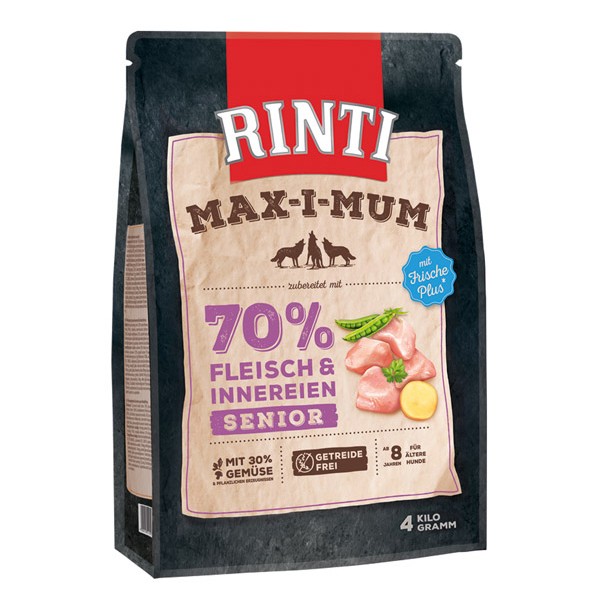 Rinti Max-i-Mum Trockenfutter mit Senior 4 kg