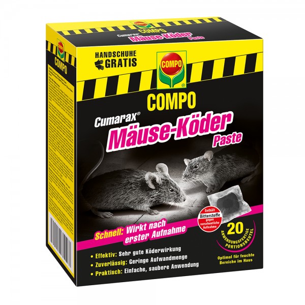 COMPO Cumarax Mäuse-Köder Paste 200 g
