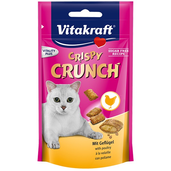 Vitakraft Cat Crispy Crunch mit Geflügel 60 g