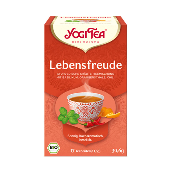 Yogi Tea BIO Kräuterteemischung Lebensfreude 17 Teebeutel