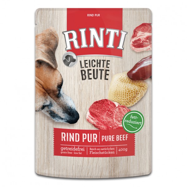 Rinti Leichte Beute Rind pur 400 g Frischebeutel