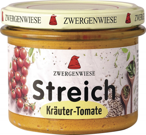 Zwergenwiese BIO Streich Kräuter-Tomate 180 g