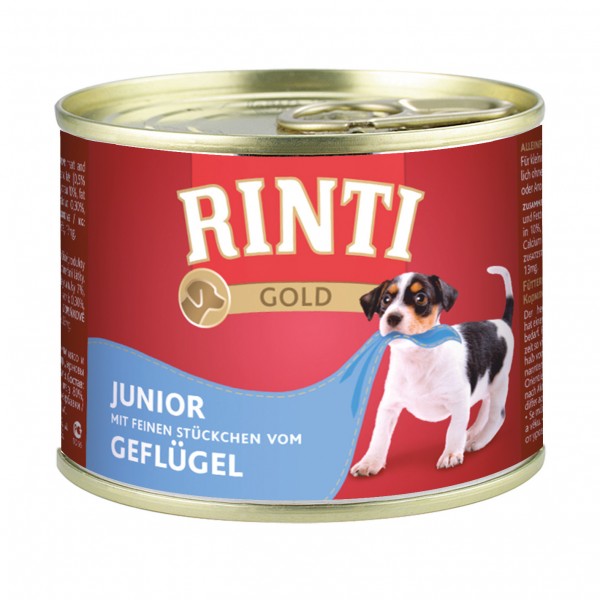 Rinti Gold Junior mit Geflügel 185 g