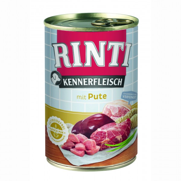 Rinti Kennerfleisch Pute Dose 400 g