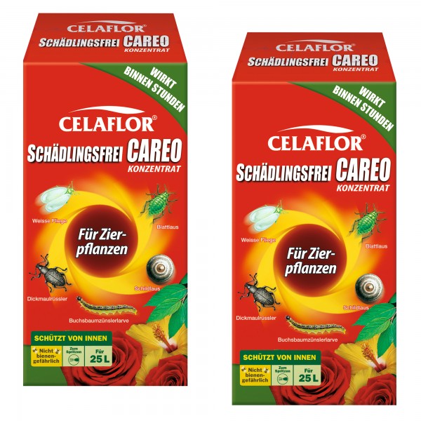 CELAFLOR ® 6672 Schädlingsfrei CAREO Konzentrat für Zierpflanzen 2 x 250 ml für 2 x 25 L