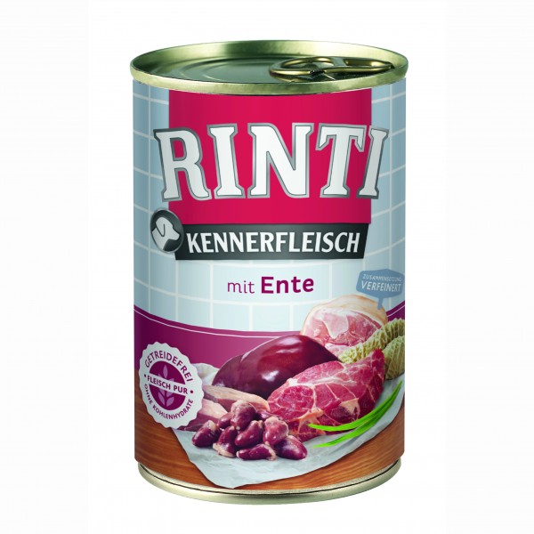 Rinti Kennerfleisch Ente getreidefrei Dose 400 g