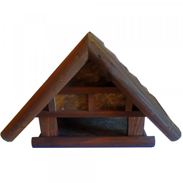 Futterhaus Wandhänger dunkel