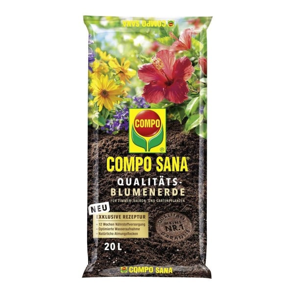 COMPO Sana Qualitäts-Blumenerde 20 Liter