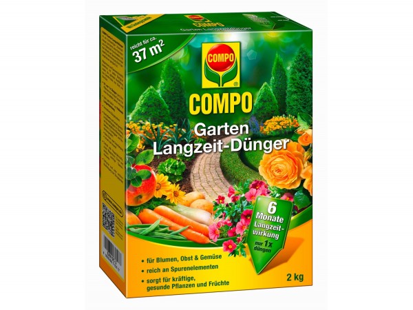 COMPO Garten Langzeit-Dünger 2 kg Schachtel