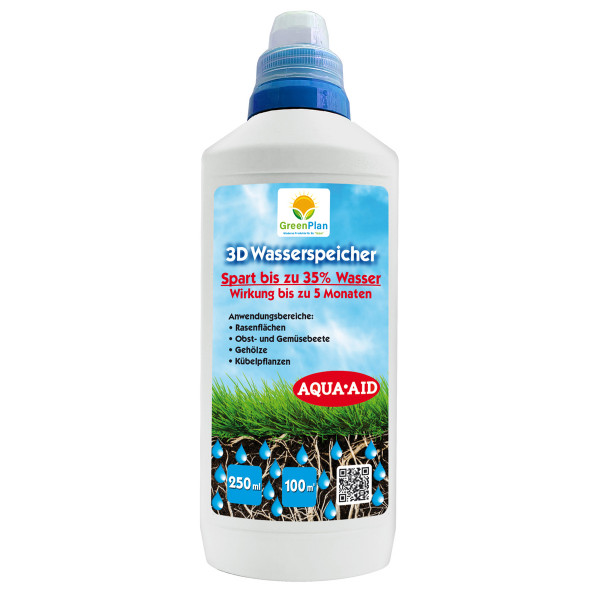 Green Plan 3 D Wasser Speicher flüssig 250 ml