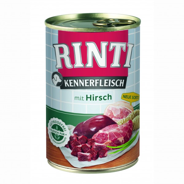 Rinti Kennerfleisch Hirsch Dose 400 g