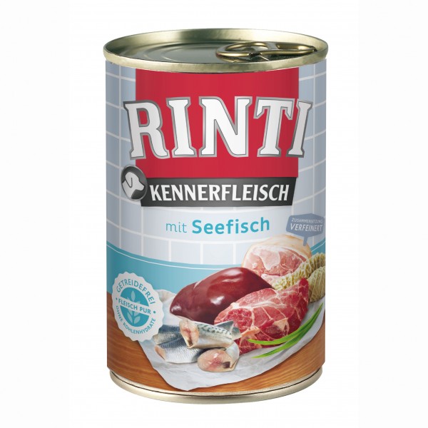 Rinti Kennerfleisch Seefisch Dose 400 g