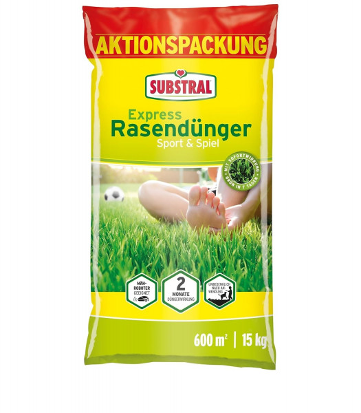 SUBSTRAL Express Rasendünger Sport & Spiel 15 kg