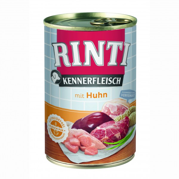 Rinti Kennerfleisch Huhn Dose 400 g