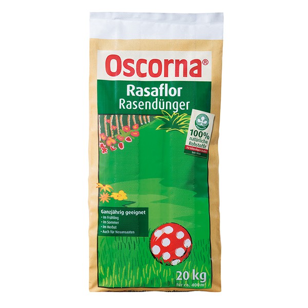 Oscorna Rasaflor Rasendünger 20 kg für 400 m²