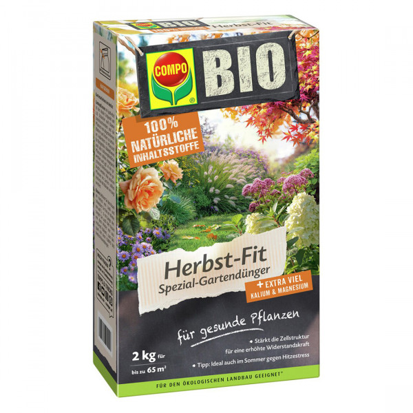 COMPO BIO Herbst-Fit 2 kg für bis zu 65 m²