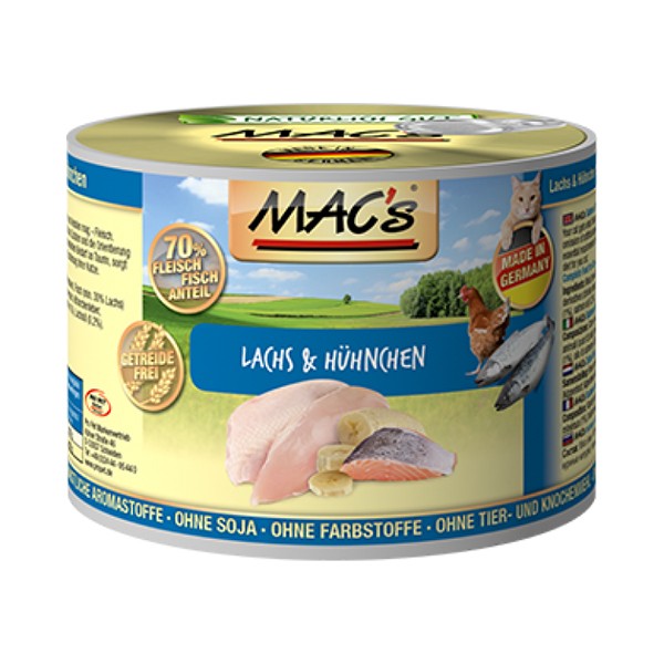 MAC’s Cat Lachs & Hühnchen 200 g Dose