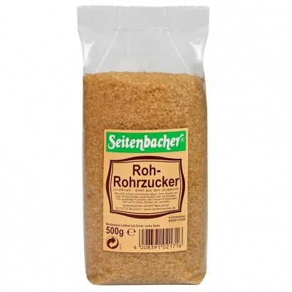 Roh Rohrzucker braun 500 g