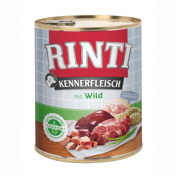 Rinti Kennerfleisch Wild Dose 800 g